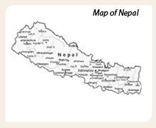 Nepal map