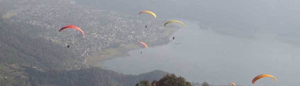Paragliding in Nepal